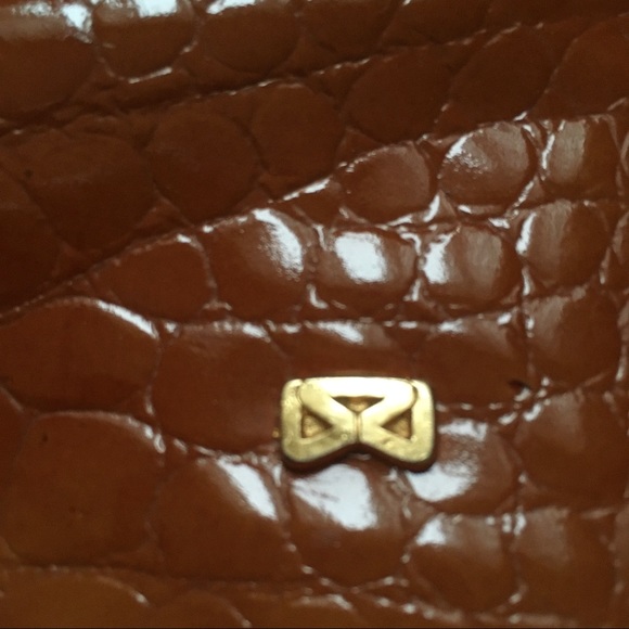 Envelope clutch bag faux alligator pattern - Picture 3 of 7